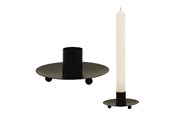 Decoratie - Asp-Holmblad 3-voet metalen kaarsenhouder - 70831