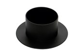 Decoratie - Asp-Holmblad Metalen kaarsenhouder "Black" - 71567