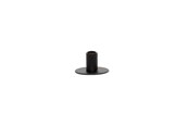 Decoratie - Asp-Holmblad Metalen kaarsenhouder "Black" - 71573