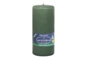 Decoratie - Asp-Holmblad Milieuvriendelijke pilaarkaars Mossgreen - 71752