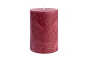 Decoratie - Asp-Holmblad Shea Pillar kaars Red - 72100