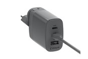 Mobiel - Adapters & Opladers - Unisynk 3 Port Global Multi-Charger Kit - 65W - Grey - 10461