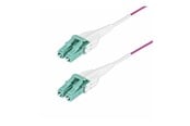 Netwerk - kabel - StarTech.com 15m (49.2ft) LC/LC (UPC) OM4 Multimode Fiber Optic Cable - patch cable - 15 m - erika violet - Paars - 15m - OM4RLCLC15M