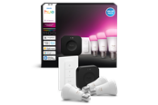 Smart Home - Philips Hue Starter kit: 3 E27 smart bulbs + Dimmer switch + Bridge Pro - 929003853503