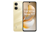 Mobiel - realme Note 70T 128GB/4GB - Beach Gold - 631011006474