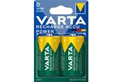 Batterij - VARTA D Recharge Power 3000 mAh 2-Pack - 54908