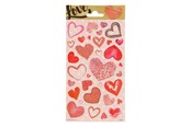 Hobby artikelen - Totum - Sticker sheet Twinkle - Hearts - 100621