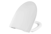 Toiletten, stoelen, bidets en reserveonderdelen - Pressalit Spira V 1136 Toilet seat with soft close, lift-off and antibacterial effect, white - 1136011-DM8999