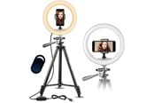 Gadget - Pro Ringlamp Statief 10"- 52-167 cm - Bluetooth Afstandsbediening - 3000-6500K - 6582