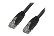 Netwerk - kabel - X-SHIELD patch cable - 3 m - black - Zwart - 3m - XS-CAT6-UUTP-BLK-3M