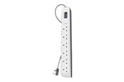 Voedingskabel (extern) - Belkin 6 Outlet Power Surge Protector - BSV603AF2M