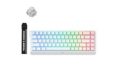 Toetsenbord - MCHOSE Ace 68 Ice Rhino Magnetic Hall Effect - Gaming Toetsenbord - Zonder Numpad - Engels (US international) - Wit - MC-Ace68-17