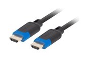 Beelscherm- en tv-kabel - Lanberg HDMI cable with Ethernet - 1.8 m - CA-HDMI-30CC-0018-BK