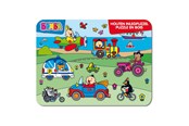 Puzzels - Studio 100 Bumba Wooden Puzzle - Vehicles Hout - MEBU00005710