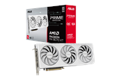 Grafische kaarten - ASUS Radeon RX 9070 XT Prime OC White - 16GB GDDR6 RAM - Grafische kaarten - 90YV0L75-M0NA00