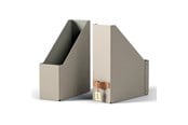Archivering & Opslag - Leitz Puro Tijdschriftencassette, 100% gerecycled karton, set van 2, Beige - 24710012