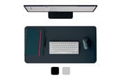 Muismat & accessoires - Leitz Grote Leren Bureau-onderlegger, Donkergrijs - 53850089