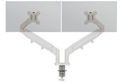 Monitorbevestiging - Leitz Ergo Space Saving Dual Monitor Arm Grey - 65370085