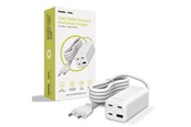 Mobiel - Adapters & Opladers - Mobile Origin GaN 100W Compact MultiHub Charger PW18 with 3x USB-C + USB-A - MO-100CMH-PW18