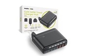 Mobiel - Adapters & Opladers - Mobile Origin GaN 140W Travel Charger Hub PW12 EU/UK/US - 3x USB-C + 3x USB-A - MO-CH140-PW12