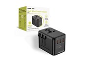 Mobiel - Adapters & Opladers - Mobile Origin GaN 67W Travel Adapter PW5 EU/UK/US/AUS - 3x USB-C + USB-A - MO-TRA67-PW5