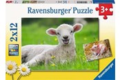 Puzzels - Ravensburger Farm Animals 2x12p - 10105718