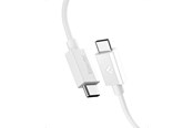 USB-kabel - Spigen Essential USB C to USB C 60W Cable - white EB6020CC - ACA08719
