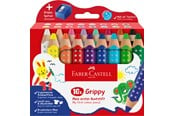 Schrijf- en tekengerei - Faber-Castell Colour pencil Grippy set 16 w. sharpener - 110645