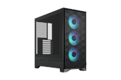 Case - Fractal Design Pop 2 Air Black TG RGB - Case - Miditower - Zwart - FD-C-POA2A-03