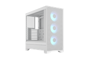 Case - Fractal Design Pop 2 Air White TG RGB - Case - Miditower - Wit - FD-C-POA2A-04