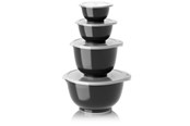 Keuken accessoires - Rosti - Margrethe Bowls - Set of 4 + Lids (Carbon Black) - 29964