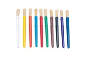 Creatief spelen - Colorations - Plastic Thick Paint Brushes 10 pcs. - 10PCB