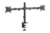 Monitorbevestiging - Deltaco mounting kit - adjustable arms - for 2 LCD displays - rotate tilt swivel up to 9 kg - black - ARM-0300-B