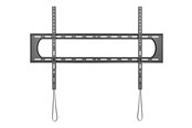 Muurbevestigingen, AV-bevestigingen & AV-meubels - Deltaco mounting kit - heavy-duty - for curved / flat panel - fixed up to 120 kg - black - Max 120 kg - recommended for 120 " - ARM-475-B