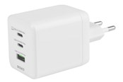 Mobiel - Adapters & Opladers - Deltaco USB GaN Wall Charger 100 W | 1x USB-A | 2x USB-C | PPS | White - USBC-GAN06