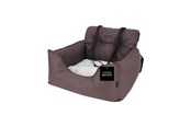 Honden - Nordic Paws - Car seat Luxury Brown Cozy - 53x50x35 cm - 697271866725