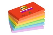 Schrijfblokken, formulieren en notitieboekjes - 3M Post-it Super Sticky 655-6SS-PLAY - 7100258796