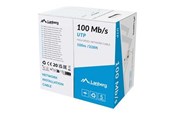 Netwerk - kabel - Lanberg bulk cable - 100 m - grey - Grijs - 100m - LCU5-10CC-0100-S