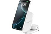 Mobiel - Adapters & Opladers - Belkin UltraCharge 25w Qi2 2in1 Magnetic Charger plus USB-C EU White Round - WIZ039KQWH