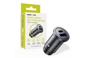 Mobiel - Adapters & Opladers - Mobile Origin Metal Car Charger 30W - CA12 -  USB-C - USB-A - MO-MCCH30W-CA12