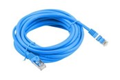 Netwerk - kabel - Lanberg patch cable - 10 m - blue RAL 5012 - Blauw - 10m - PCF6-10CC-1000-B