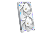 Case Fan - NZXT F240X - Case ventilator - 240mm - Wit met RGB-licht - 41 dBA - RF-U24PN-W1