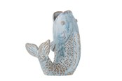 Decoratie - Bloomingville - Hiro Vase - Blue - Stoneware - 82061997