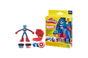 Bouw-/constructiekits - Play-Doh Marvel Captain America-stempelschild - G00565L00