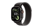 Smartwatch, Sporthorloge en Activity Tracker - Apple Watch Ultra 3 GPS + Cellular 49mm Black Titanium Case with Black/Charcoal Trail Loop - M/L - MF1H4DH/A