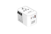 Mobiel - Adapters & Opladers - Energizer Global Reisoplader - 20W - PD - 2x USB-C + USB-A - ETC200