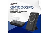 Powerbank - Energizer Magnetische Draadloze Powerbank - 15W Powerbank - Zwart - 10000 mAh - QM10002PQ
