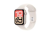 Smartwatch, Sporthorloge en Activity Tracker - Apple Watch SE 3 GPS 44mm Starlight Aluminium Case with Starlight Sport Band - M/L - MEHJ4QN/A