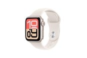 Smartwatch, Sporthorloge en Activity Tracker - Apple Watch SE 3 GPS + Cellular 40mm Starlight Aluminium Case with Starlight Sport Band - S/M - MEP64QN/A