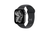 Smartwatch, Sporthorloge en Activity Tracker - Apple Watch Series 11 GPS + Cellular 42mm Jet Black Aluminium Case with Black Sport Band - S/M - MF834QN/A